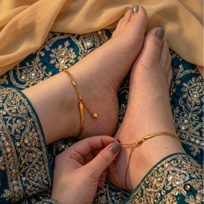 ভালোবাসা ডিজাইন - Love Payel 2 pcs 1 pair - SunnahTi Store